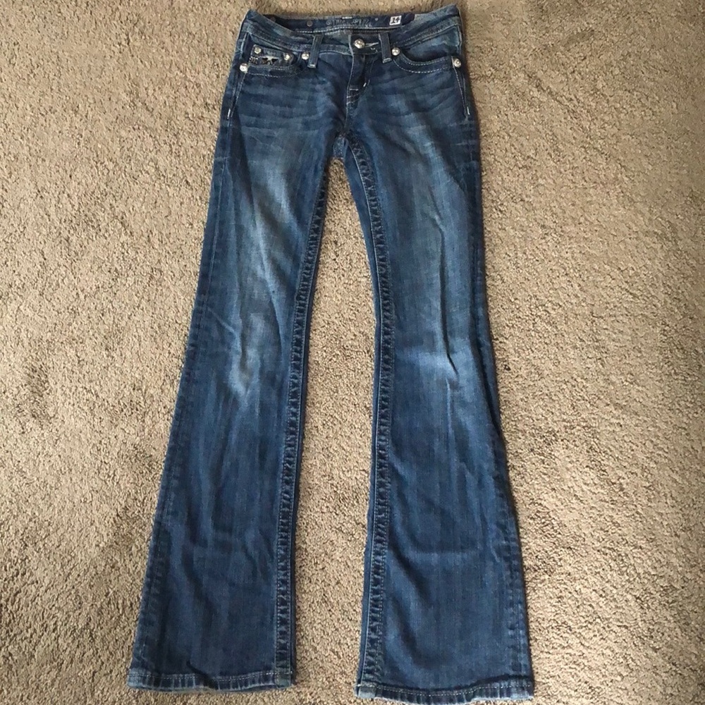 Miss Me full length blue jeans